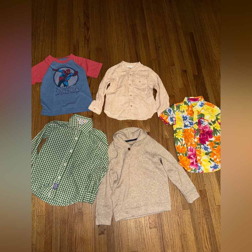 Zara Kids Button Down Shirt - Beige